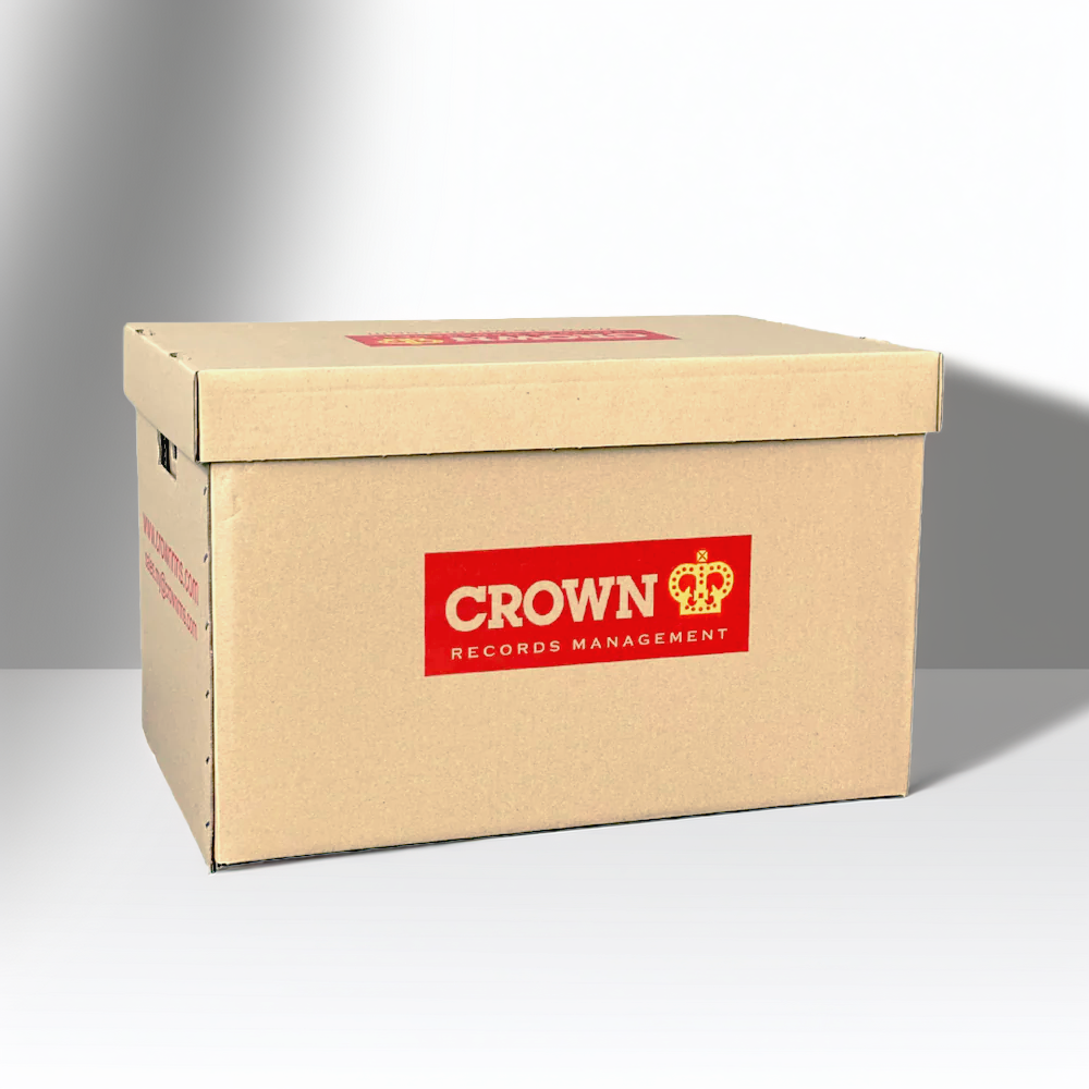 Document storage box with lid (Large)